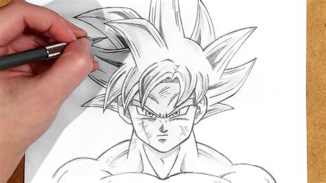 how to draw goku ultra instinct|how to draw goku super saiyan.